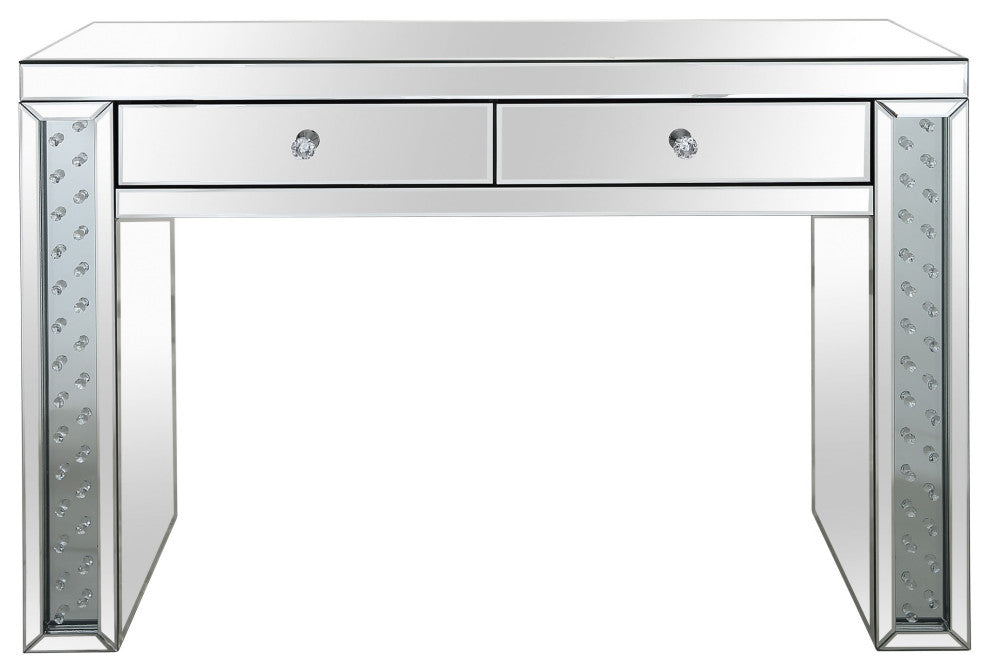 Encrusted Crystal Console Table