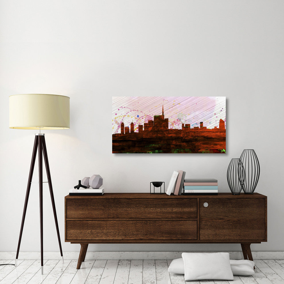 "Milan City Skyline" Fine Art Print