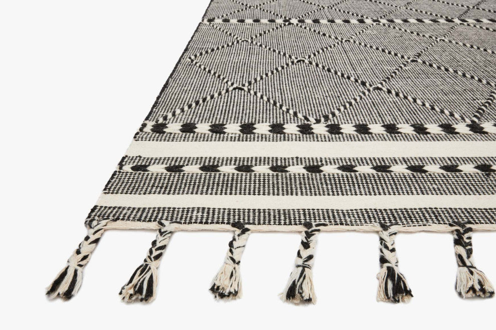 Sawyer SAW-01 Black 9'-3" x 13' Area Rug