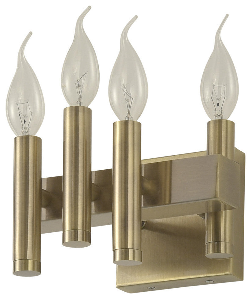 .-     Collette 4-Lt Bath Right- Brushed Brass