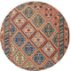 Ahgly Company Indoor Round Traditional Area Rugs, 4' Round