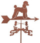 Poodle Weathervane With 4 Sided Mount