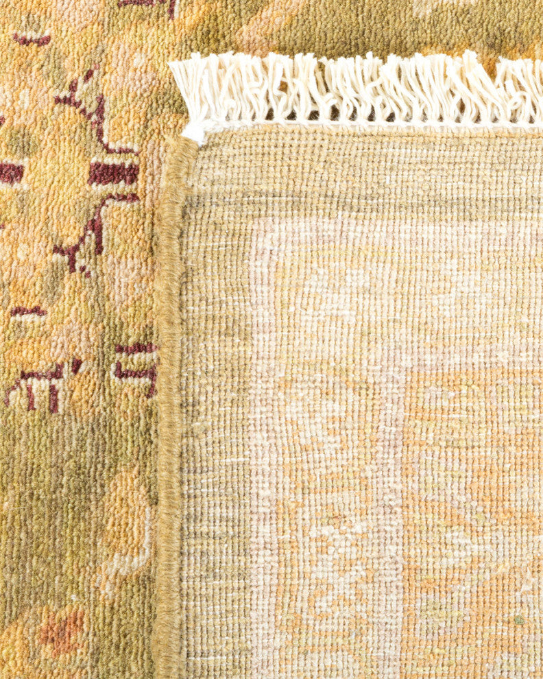 Mogul, One-of-a-Kind Hand-Knotted Area Rug Green, 9'4"x12'2"