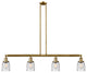 Innovations Lighting 214-Bb-G54-Led 4 Light Dimmable Led Island Light