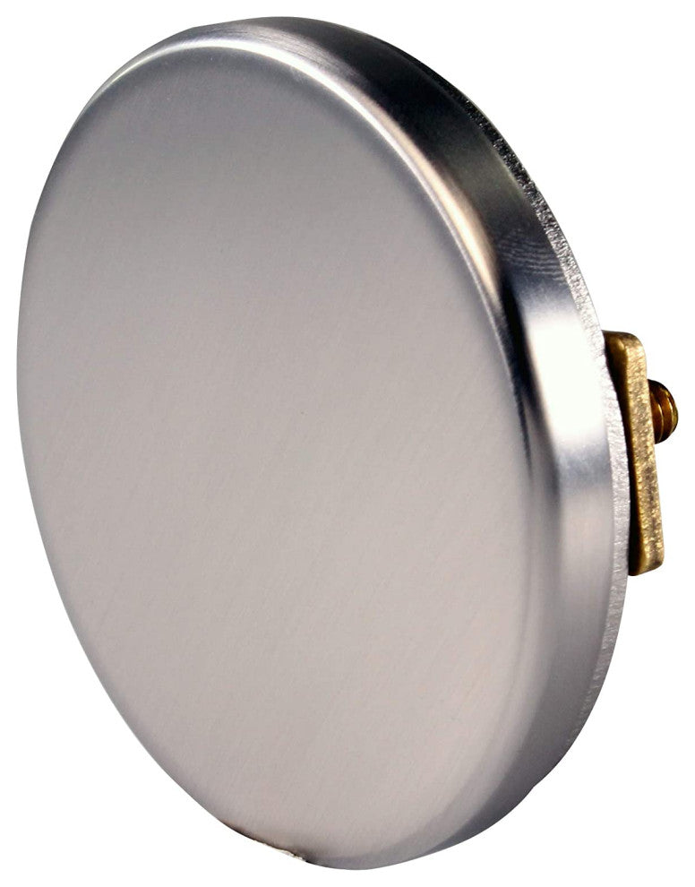 Floating No-Hole Overflow Faceplate, Stainless Steel