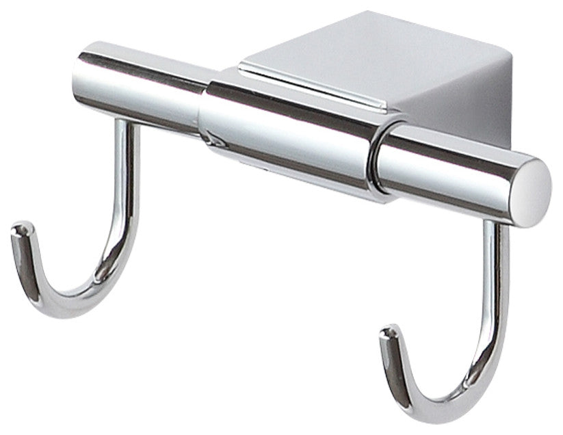 Transolid Maddox Double Hooks, Polished Chrome