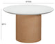 Rose Faux Terrazzo and Terracotta Indoor/Outdoor Round Concrete Dining Table