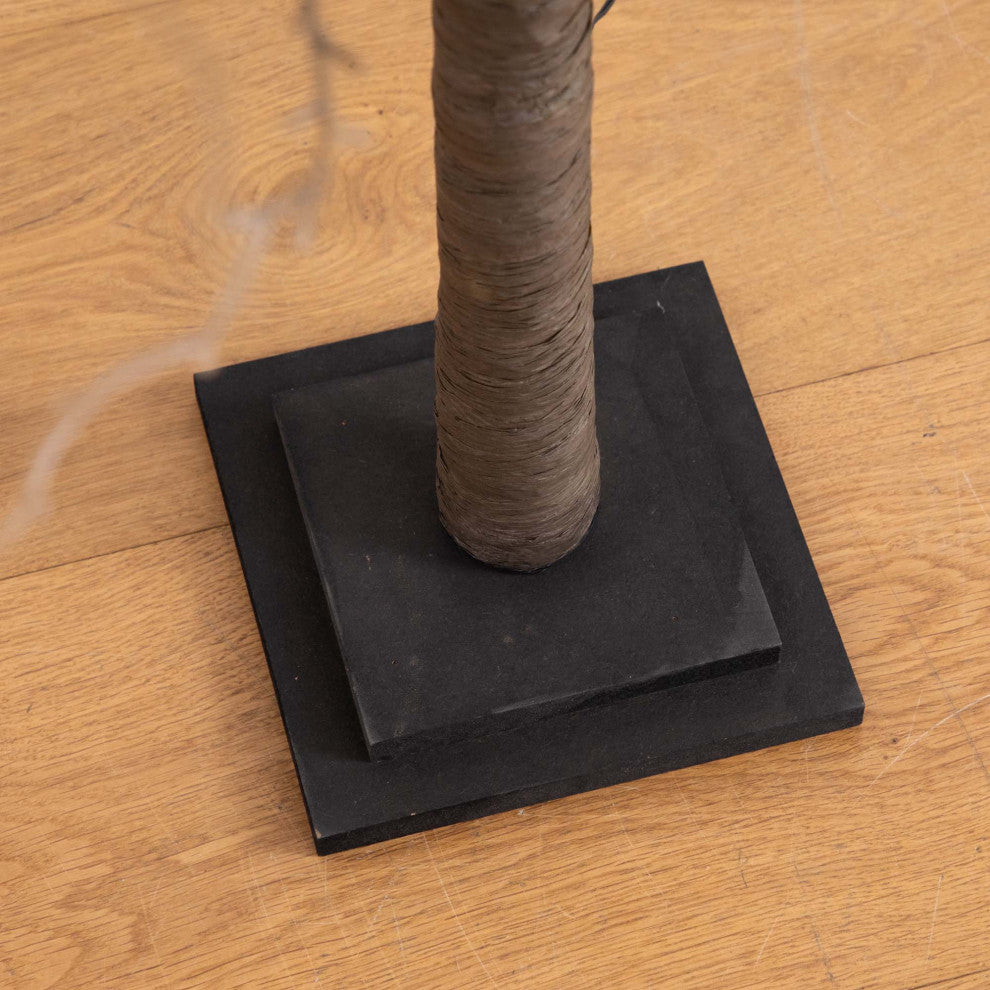 Close-up of base; lifestyle background; cropped view.