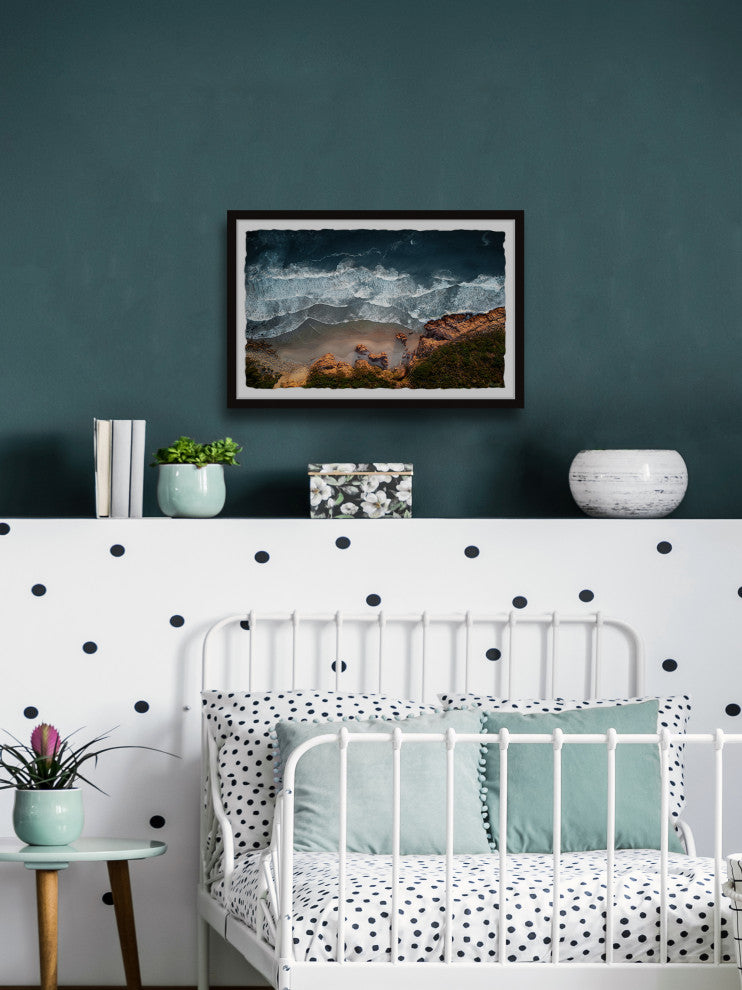 "Backpackers Hideaway" Framed Painting Print, 18x12