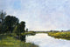 Eugene-Louis Boudin The Touques at Saint-Arnoult Gallery Wrapped Canvas Print