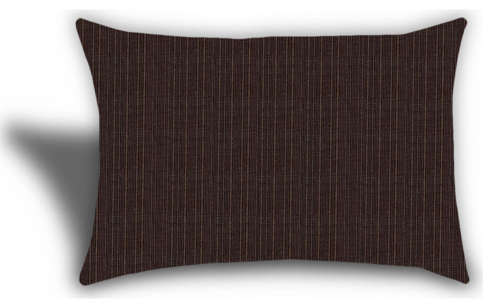 3-Piece Set Brown Paisley Indoor Outdoor Sewn Pillows