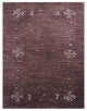 HAND KNOTTED LOOM SILK ECO-FRIENDLY AREA RUG-8'x10',Rectangle,Brown,Contemporary