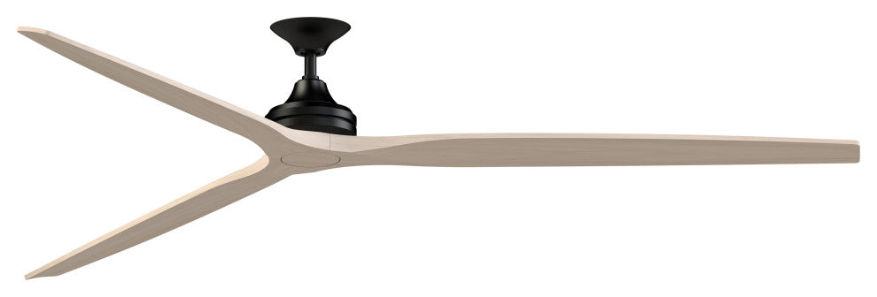 Fanimation Spitfire 96" Fan, Black Motor, Weathered White Blades