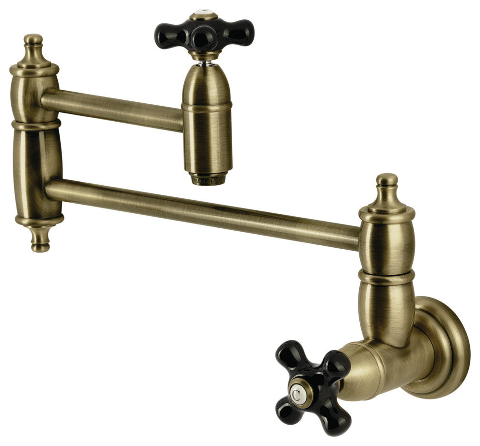 Kingston Brass KS310.PKX Duchess 3.8 GPM Wall Mounted 1 Hole Pot - Antique