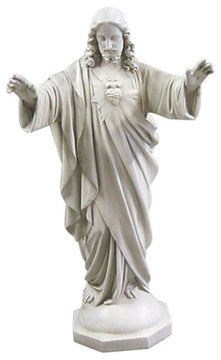 Sacred Heart Blessing Arms 37" H, Religious Jesus