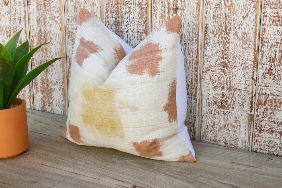 Tovi Organic Silk Ikat Pillow