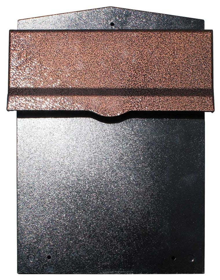 Box-Antique Copper Letter Plate, 8" to 10" Adjustable Chute