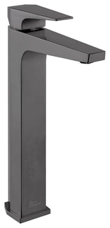 Voltaire Single Hole Single-Handle High Arc Bathroom Faucet, Gunmetal Gray