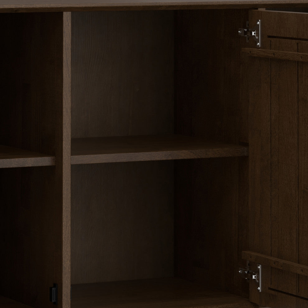 Banting 3 Door Sideboard Buffet, Walnut Brown
