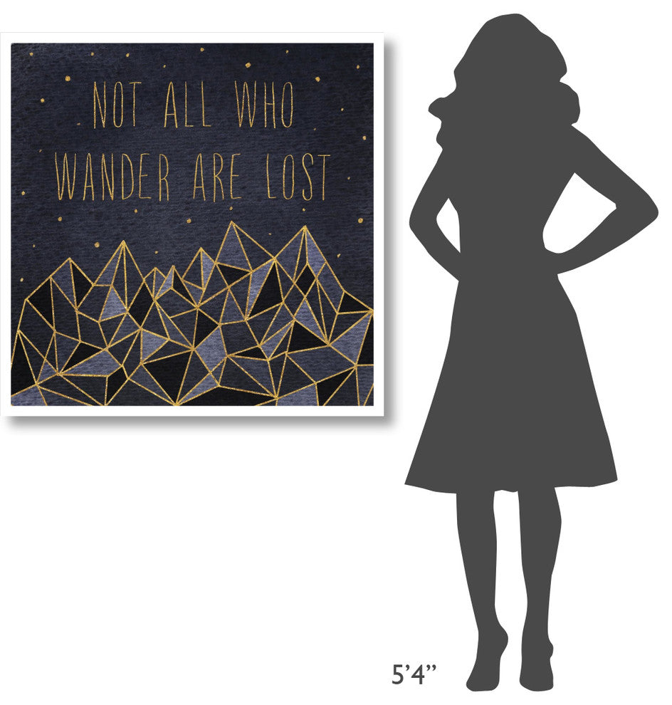 "Written in the Stars IV" Digital Paper Print by Laura Marshall, 38"x38"