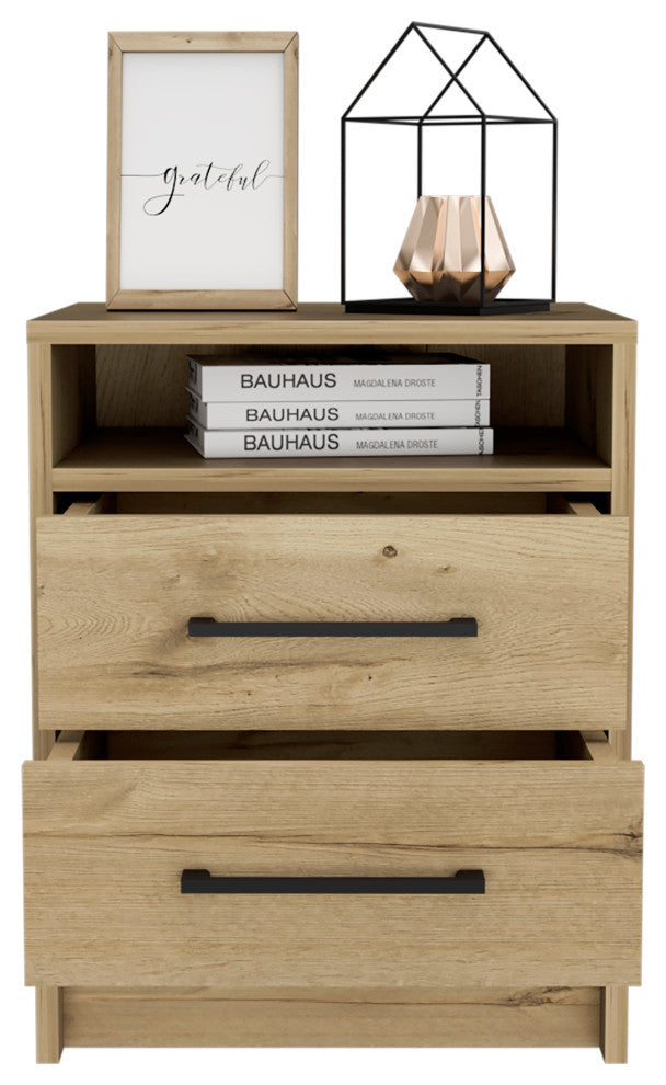 Philadelphia Nightstand, Light Oak