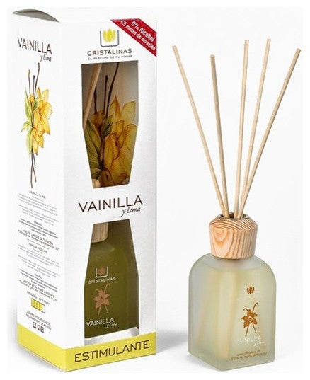 Cristalinas Reed Diffuser, 100ml, Vanilla (Vainilla)