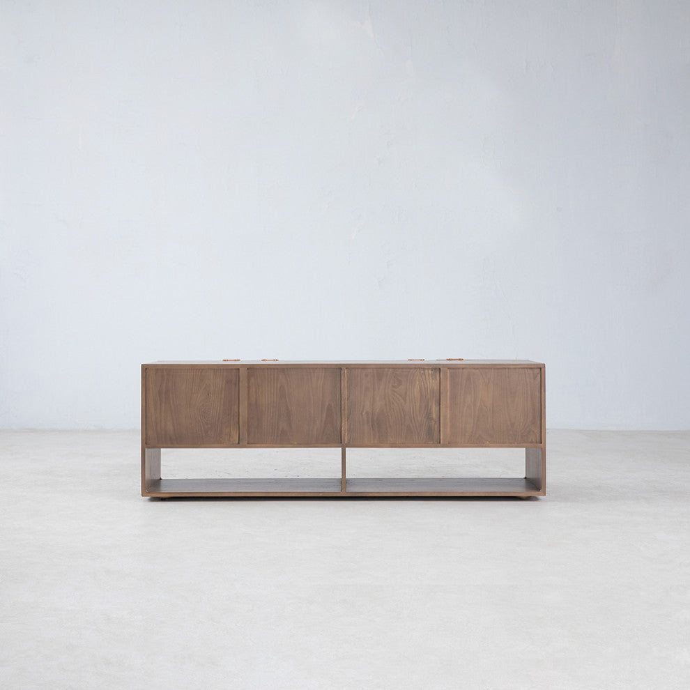 Cantor 67" Media Cabinet, Finish: Pumpernickel, Umber