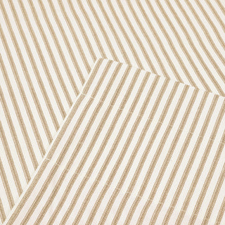 Plaza Stripe 58" x 15" Tailored Valance, Tan