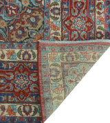 Fine Vintage Distressed Elissa Rust/Beige Rug, 9'3 x 12'5
