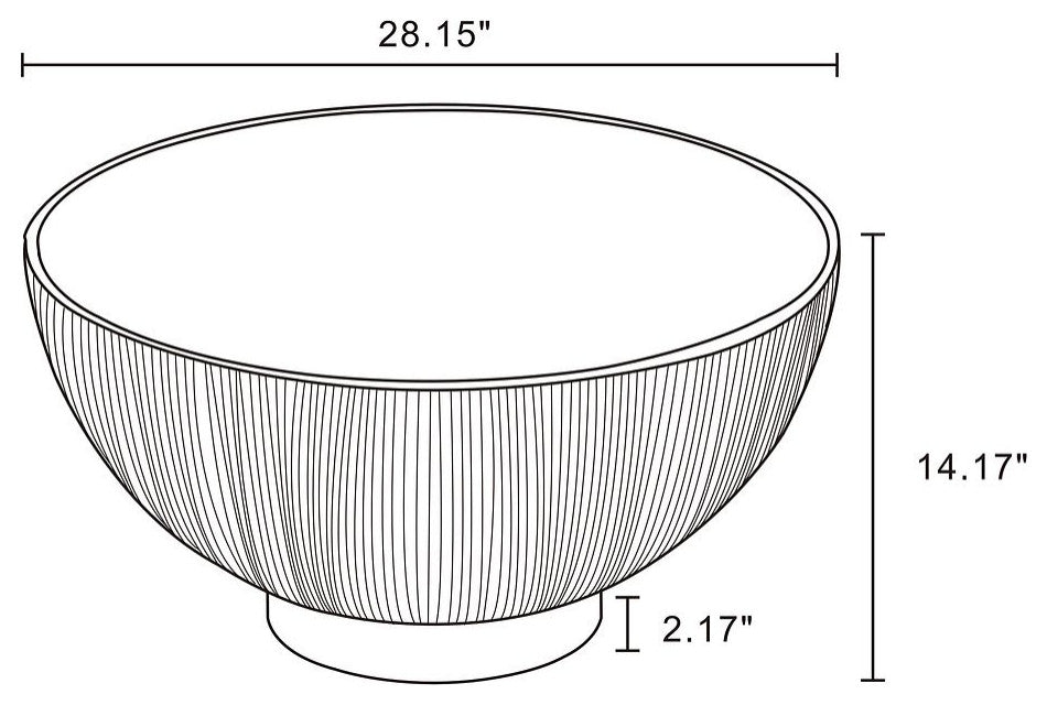 Manhattan Comfort 2-Piece Anderson Coffee Table and End Table 2.0