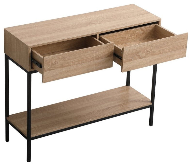 Elegant Decor AF110642MW 42 inch console table in mango wood