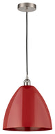 Innovations 616-1P-SN-MBD-12-RD-LED 1-Light Mini Pendant, Brushed Satin Nickel