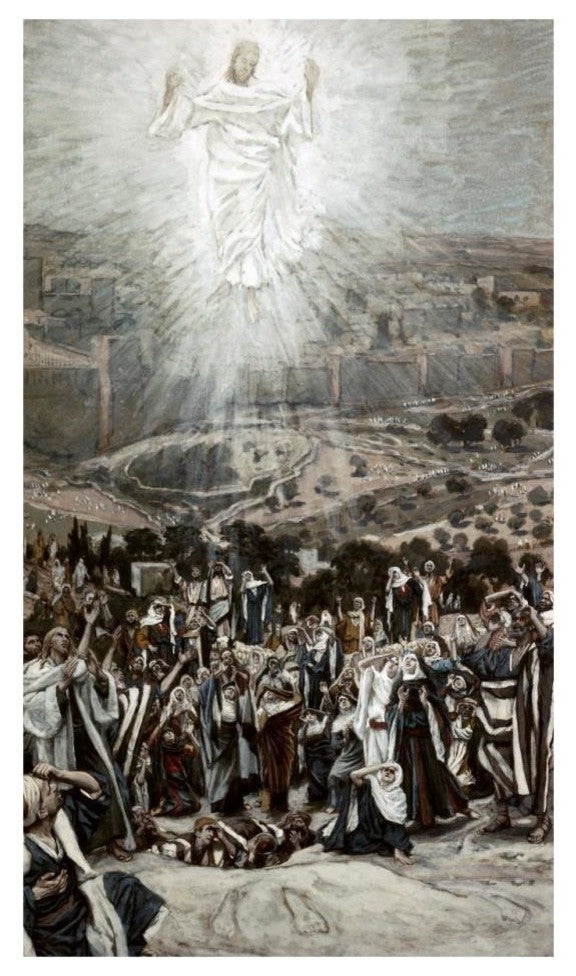 "Ascension From The Mount of Olives" Paper Print by James Tissot, 19"x32"