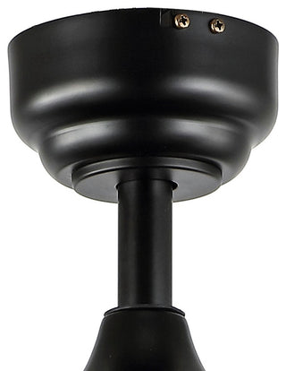 Moravia 52" 5-Light Farmhouse Rustic Shade LED Ceiling Fan With Remote, Black