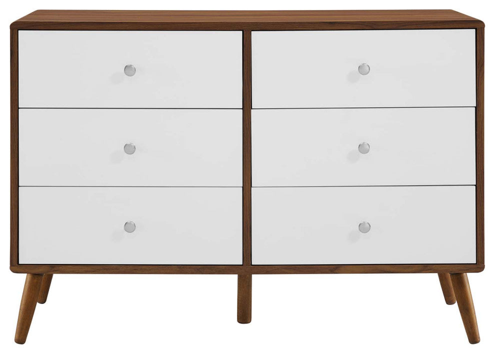Transmit 47" Dresser, Walnut White
