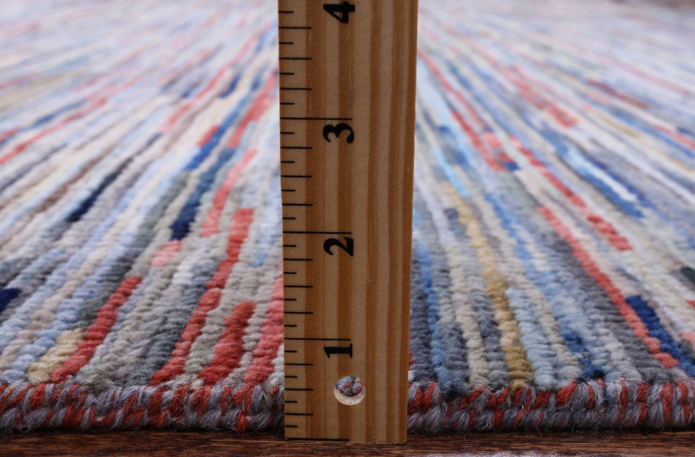 9' 0" X 11' 9" Persian Gabbeh Hand Knotted Rug Q6930