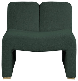 Alta Boucle Fabric Upholstered Accent Chair, Green