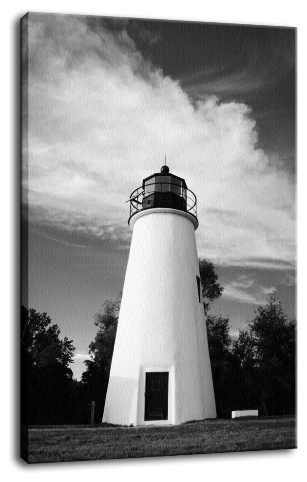 Touch the Sky Coastal Landscape Photo Canvas Wall Art Print, 12" X 16"