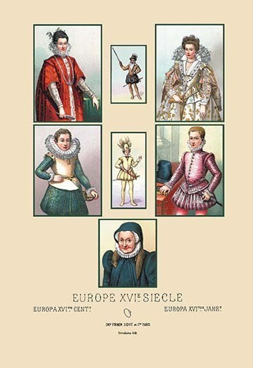 Assorted Portraits of Sixteenth Century Europeans- Fine Art Giclee Print