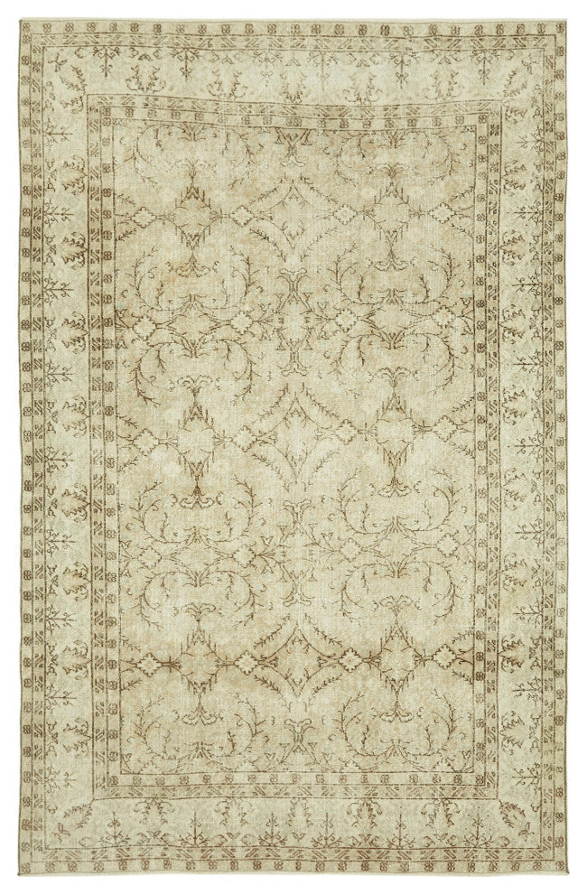 Rug N Carpet - Handwoven Oriental 6' 9'' x 10' 5'' Antique Wool Area Rug