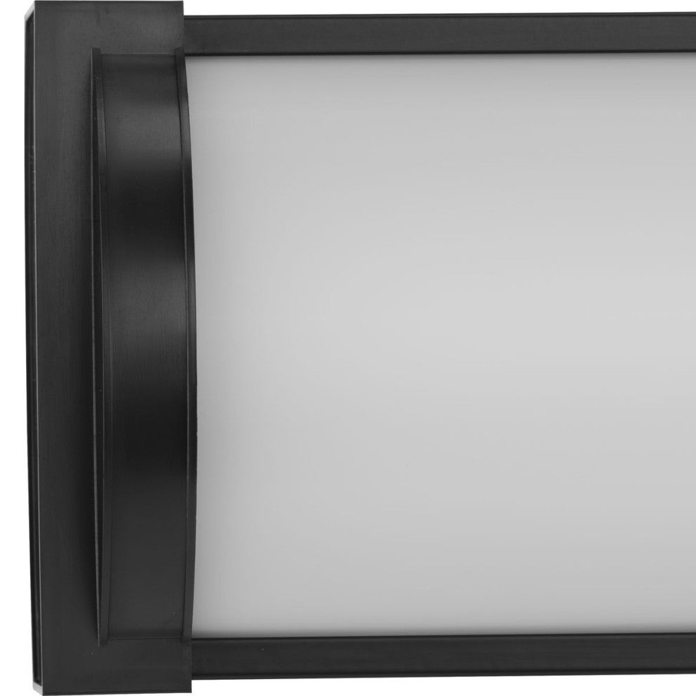 Barril Collection 24" Matte Black Modern Integrated LED Linear Vanity Light