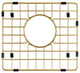 Sink Protector Matte Gold 304 Stainless Steel, Sink Bottom Grid, 13x12
