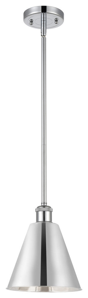 Ballston Cone Pendant, Polished Chrome, LED