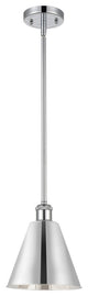 Ballston Cone Pendant, Polished Chrome, LED