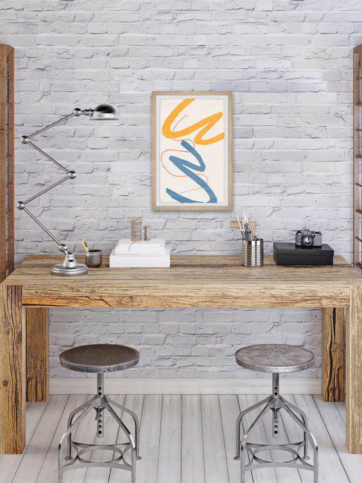 "Borders of Passion" Framed Painting Print, 20x30