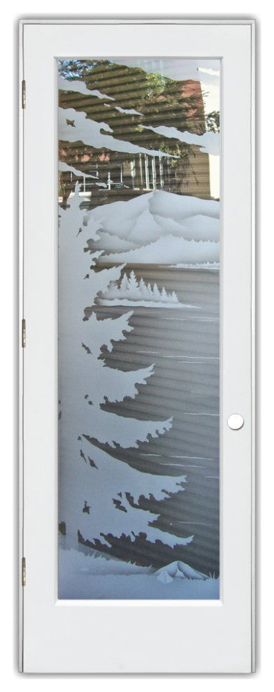 Interior Prehung Door or Interior Slab Door - Lake Arrowhead - Primed - 24"...