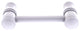 Carolina 3" Cabinet Pull, Matte White