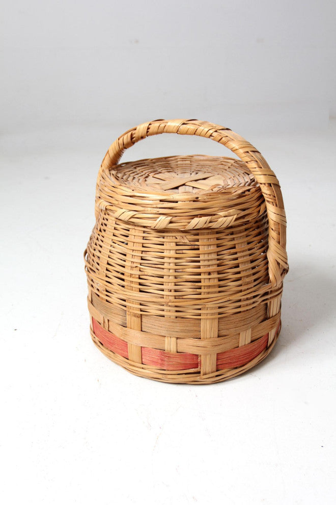 Consigned, Antique Woven Basket