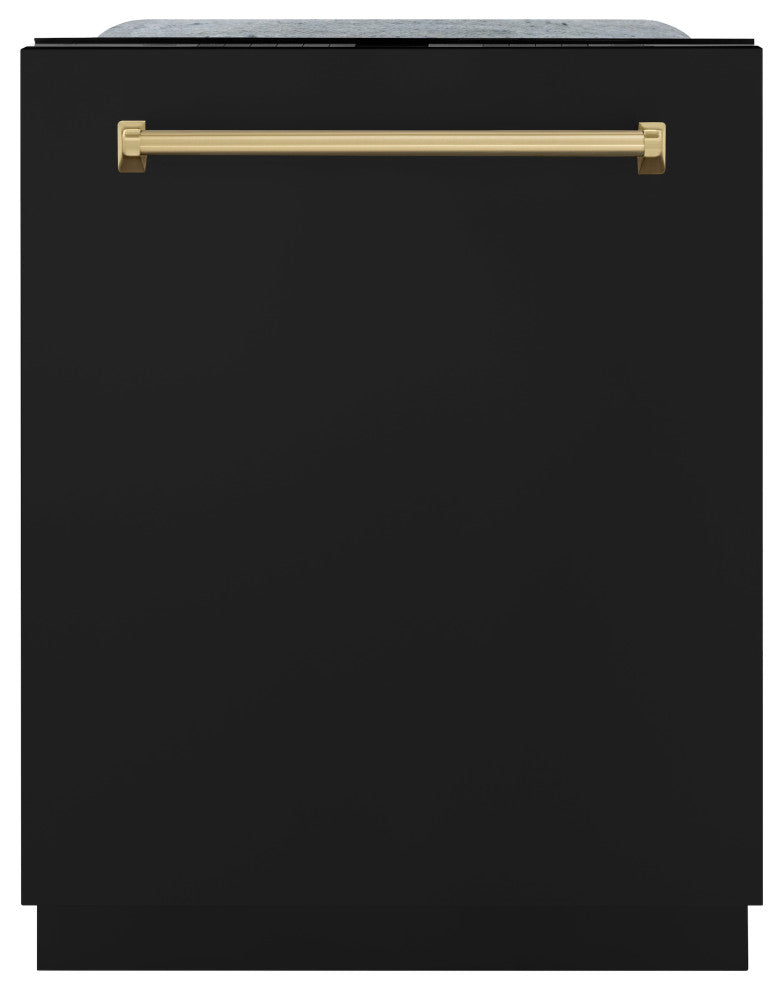 ZLINE 24 In. Autograph Edition Tall Tub Dishwasher, DWMTZ-BLM-24-CB