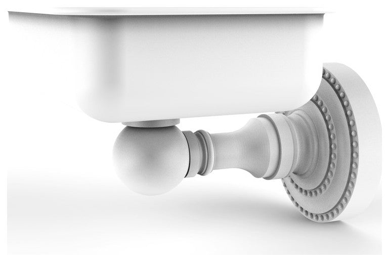 Dottingham Wall Mounted Soap Dish, Matte White